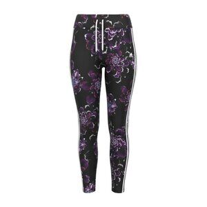 Avia Black and Purple Floral Leggings - Size L